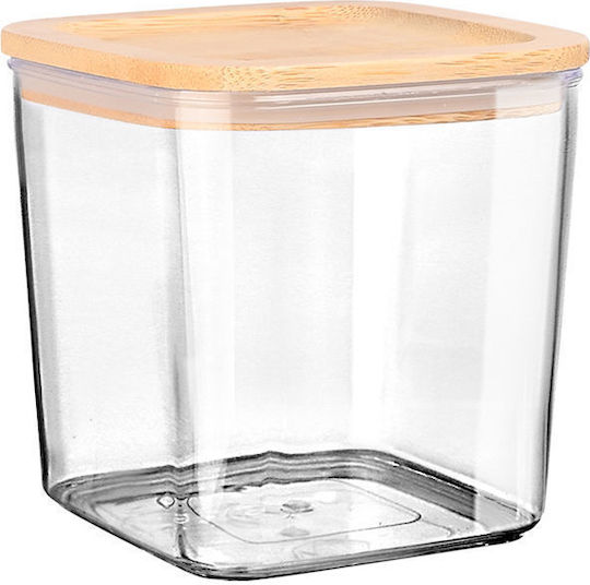 Estia Essentials Lebensmittelglas Allgemeine Verwendung mit Kunststoffdeckel Transparent 500ml 1Stück
