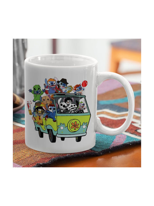 Koupakoupa Halloween Mug Ceramic White 330ml