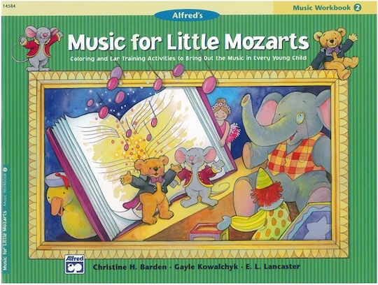 Alfred Music Publishing Music For Little Mozarts-music Workbook 2 Детска Метод за обучение за Пиано