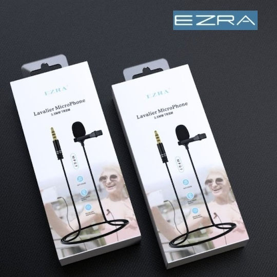 Ezra MP07 Condenser (Small Diaphragm) Microphone 3.5mm Πέτου, Clip On for Camera