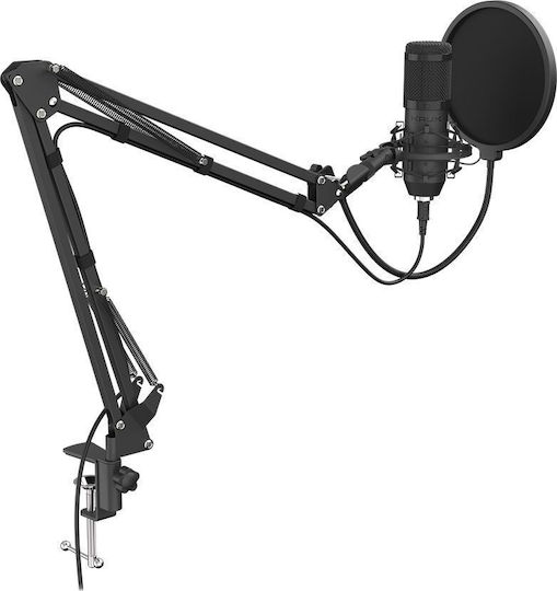 Krux Edis 1000 Σετ Μικρόφωνο USB Shock Mounted για Κινητό