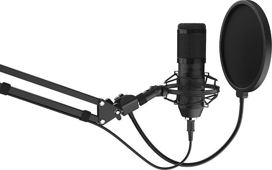 Krux Edis 1000 Σετ Μικρόφωνο USB Shock Mounted για Κινητό