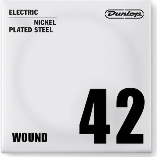 Dunlop Μονή Χορδή Nickel Wound Ηλεκτρικής Κιθάρας 42"