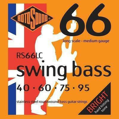 Rotosound Set of Stainless Steel Strings for Bass Swing Bass 66 Medium 40 - 95"