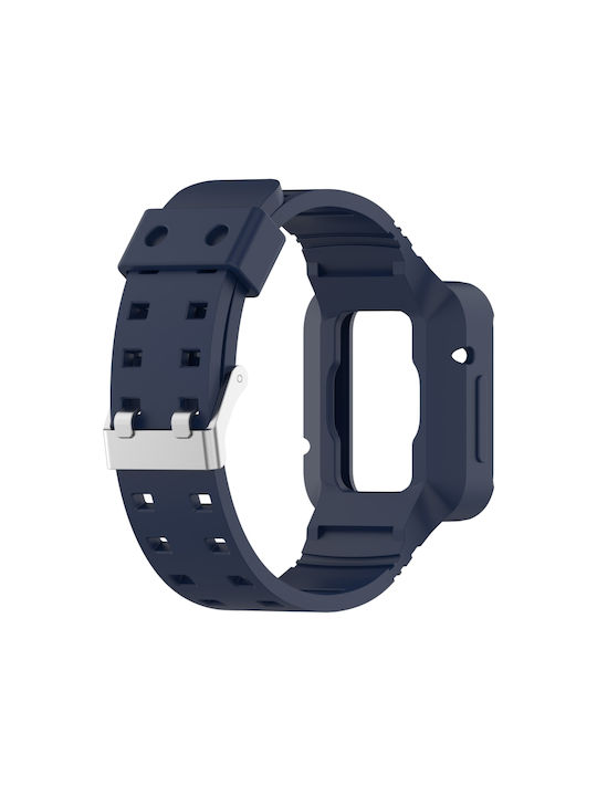 Armor Protective Frame Strap Silicone Blue (Redmi Watch 2 LiteRealme Watch 2)