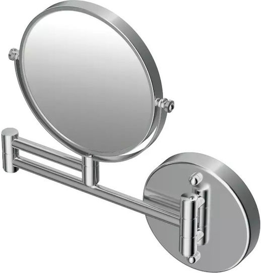 Ideal Standard Μεγεθυντικός Στρογγυλός Καθρέπτης Μπάνιου από Μέταλλο 20x20cm Ασημί