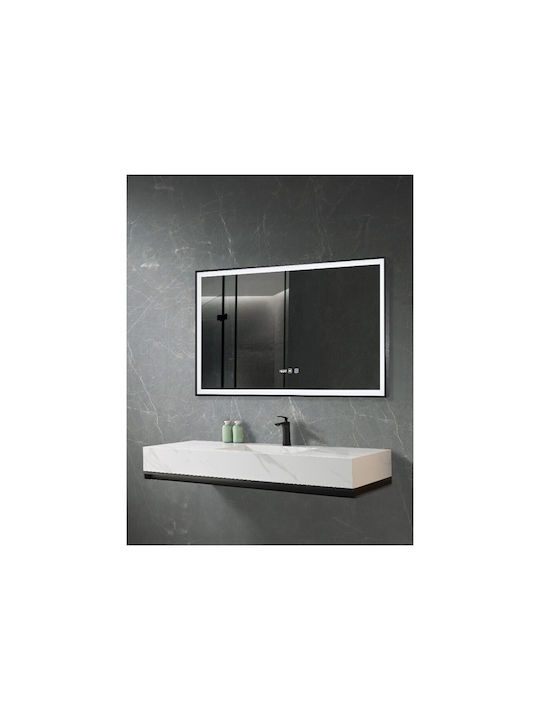 Sparke Miroa Ορθογώνιος Καθρέπτης Μπάνιου Led 80x50cm