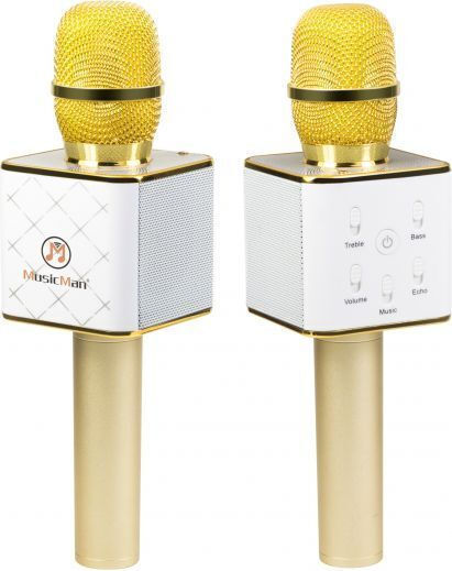 Technaxx Karaoke-Mikrofon Kabellos BT-X31 4685 Gold