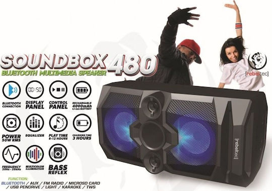 Rebeltec Soundbox 480 Speaker Black
