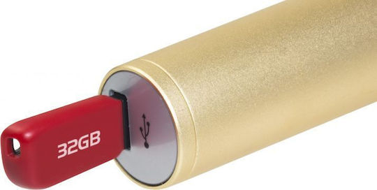 Technaxx Karaoke-Mikrofon Kabellos BT-X31 4685 Gold
