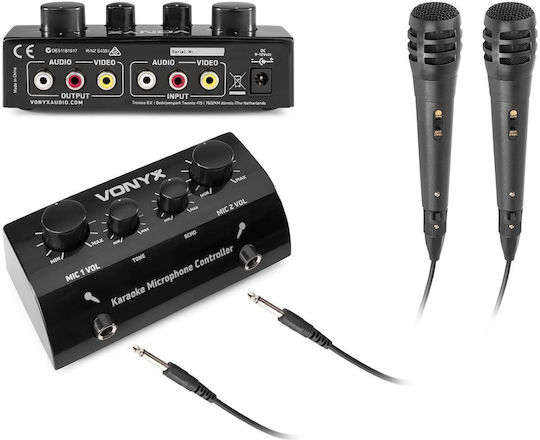 Vonyx Миксер Караоке AV430B 103.113 Черен
