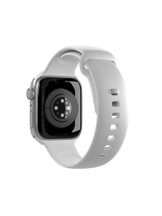 Puro Icon Λουράκι Σιλικόνης Λευκό (Apple Watch Ultra 49mm)