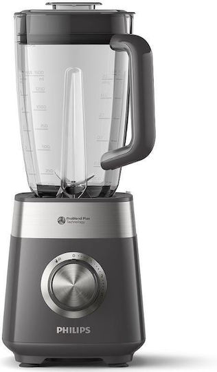 Philips 5000 Series Μπλέντερ με Γυάλινη Κανάτα 2 lt 1000W Γκρι