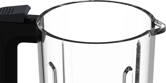 Haier Μπλέντερ με Γυάλινη Κανάτα 2 lt 1200W Γκρι HBL5B2011