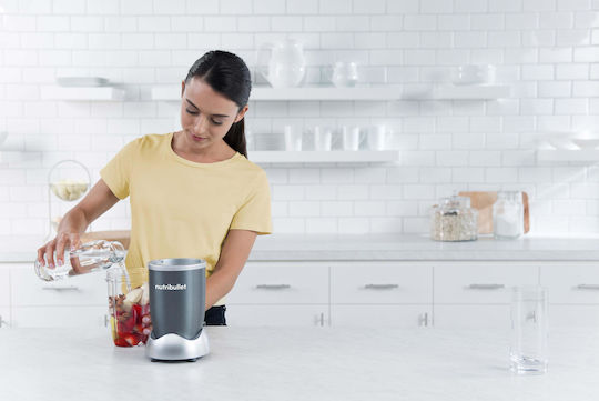 NutriBullet Μπλέντερ με Κανάτα Tritan 700 ml 600W Γκρι NB614DG