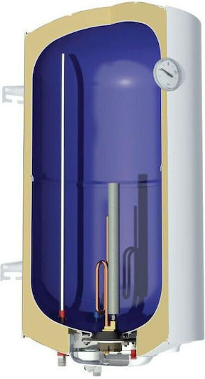 Nobel Δεξί Ηλεκτρομπόιλερ 100lt Glass Κάθετο 4kW