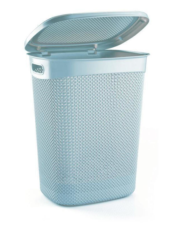 Viosarp M-170 Laundry Basket Plastic 52l with Lid 45x37.5x57cm Gray