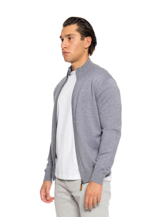 Biston Men's Knitted Cardigan Dk grey