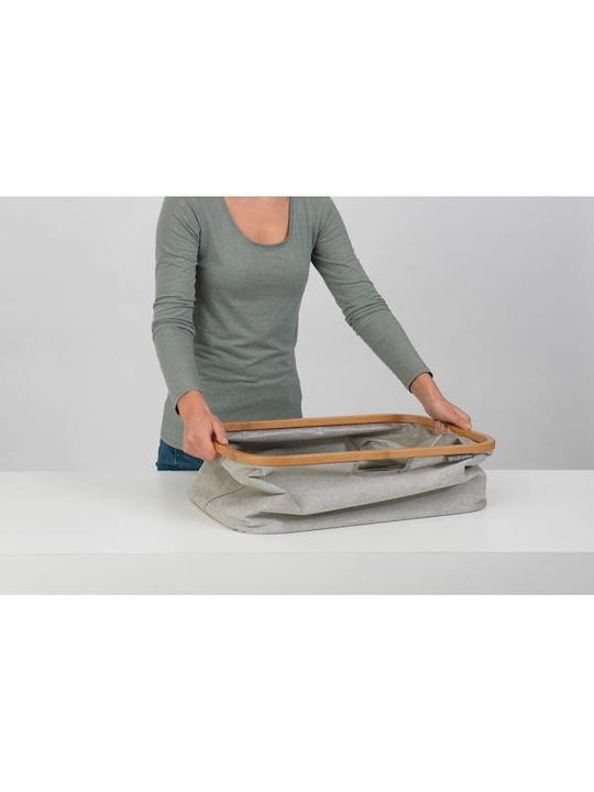 Brabantia Καλάθι Απλύτων Υφασμάτινο 40lt 54x26.5x26.5cm Γκρι