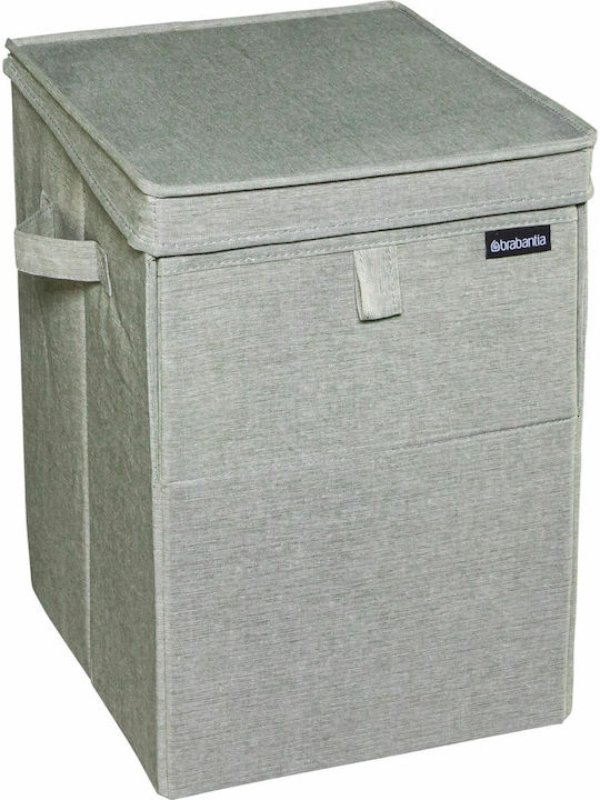 Brabantia Box Coș De Rufe Din Țesătură 35lt Cu Capac 44.5x32x44.5cm Verde