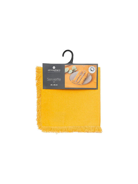 Atmosphera Maha Prosop De Bucătărie Din 100% Bumbac Galben 40x40cm 2 Bucăți Atmosphera Maha Prosop De Bucătărie Din 100% Bumbac Galben 40x40cm 2 Bucăți