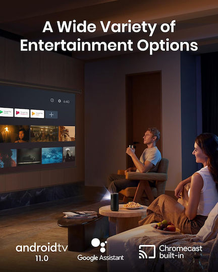 Nebula by Anker Capsule 3 D2426212 Mini Projector DLP Full HD Laser με Wi-Fi και Ενσωματωμένα Ηχεία