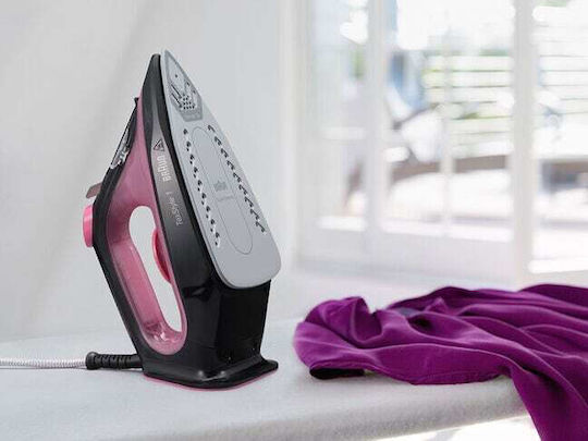 Braun Texstyle 1 SI Steam Iron 2000W with Ceramic Plate and Continuous Steam Supply 25g/min