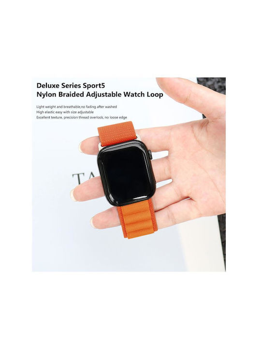 Devia Λουράκι Υφασμάτινο Πορτοκαλί (Apple Watch 38/40/41mm)