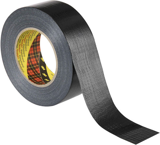 3M Self-Adhesive Fabric Tape Black 48mmx50m 1pcs