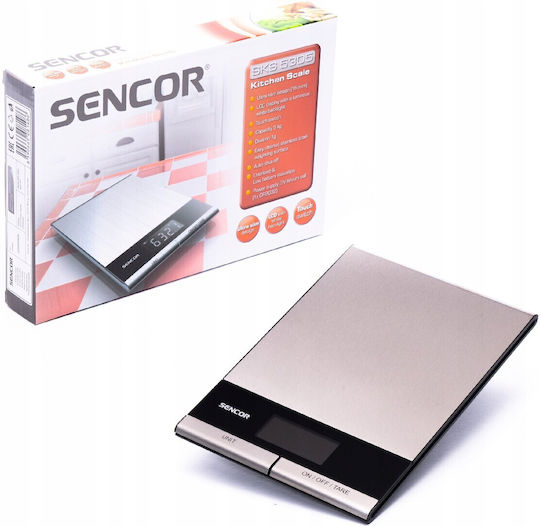 Sencor Digital Kitchen Scale 1gr/5kg Silver