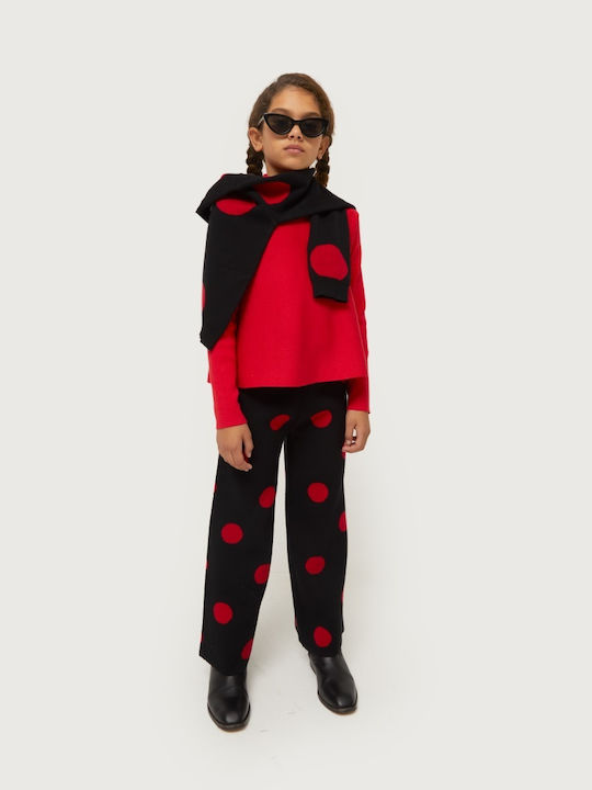 Pantalon Larg pentru Copii Negru