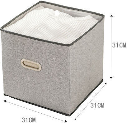 Tpster Stoff Aufbewahrungsbox mit Deckel