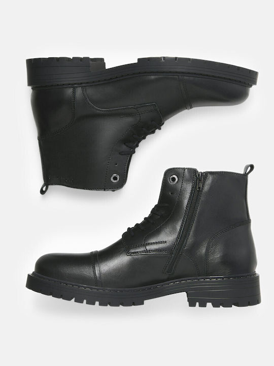 Leder Gray Herrenstiefel