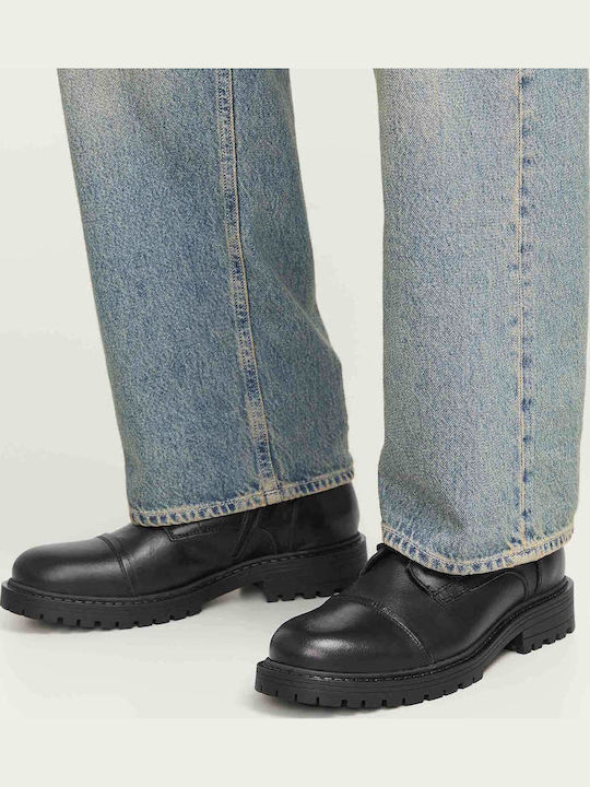 Leder Gray Herrenstiefel
