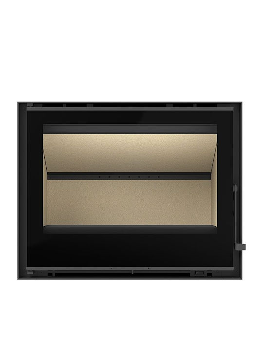 C&A Chama Cristal 69 Ενεργειακό Τζάκι Κασέτα Ξύλου 9.8kW Ίσιο με Ανοιγόμενες Πόρτες Κλειστού Δοχείου