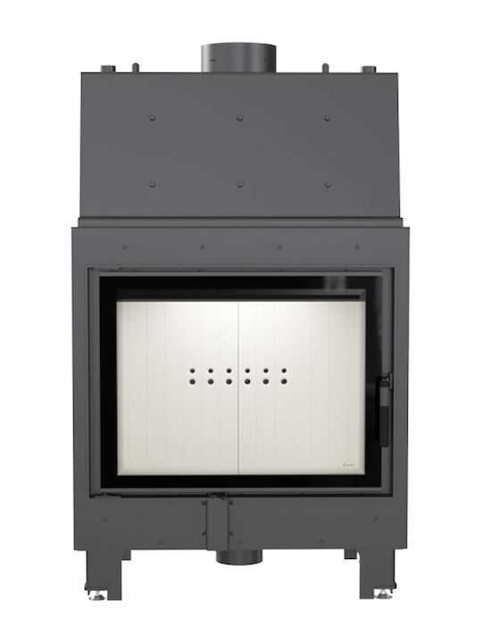 Kratki MBA PW 17 W Ενεργειακό Τζάκι Ξύλου Καλοριφέρ 17kW Ίσιο με Ανοιγόμενη Πόρτα Κλειστού Δοχείου