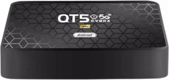 Andowl ТВ кутия QT5 4K Pro Q-T5 4K UHD с WiFi USB 2.0 2GB RAM и 16GB Памет за съхранение с Операционна система Android 10.0