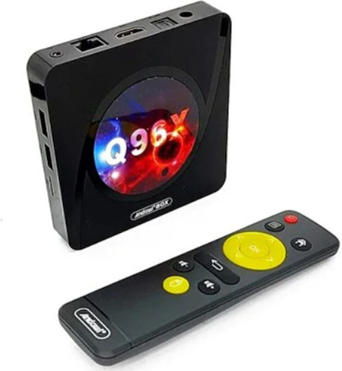 Andowl TV Box Q96X Q96X 4K UHD με WiFi 4GB RAM και 64GB Αποθηκευτικό Χώρο με Λειτουργικό Android 10.0