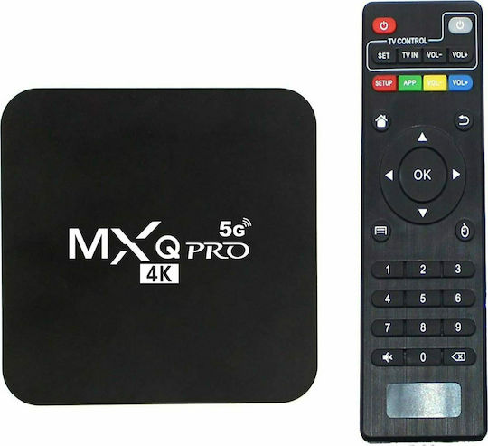 TV-Box MXQ Pro 5G RK3228A 4K UHD mit WiFi USB 2.0 8GB RAM und 128GB Speicherplatz mit Betriebssystem Android 11.1