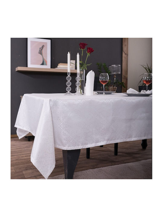 Teoran Tablecloth Gatien White 160x320cm