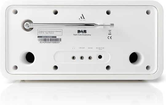 Argon Audio Radio 3I MK2 Επιτραπέζιο Ραδιόφωνο Ρεύματος DAB+ με Bluetooth Λευκό