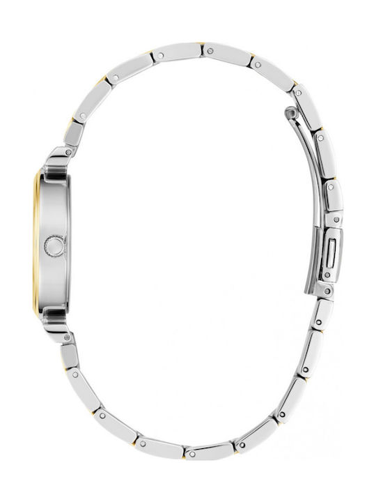 Guess Womens Watch 28mm Chronograph Battery With Gold Steel Bracelet
