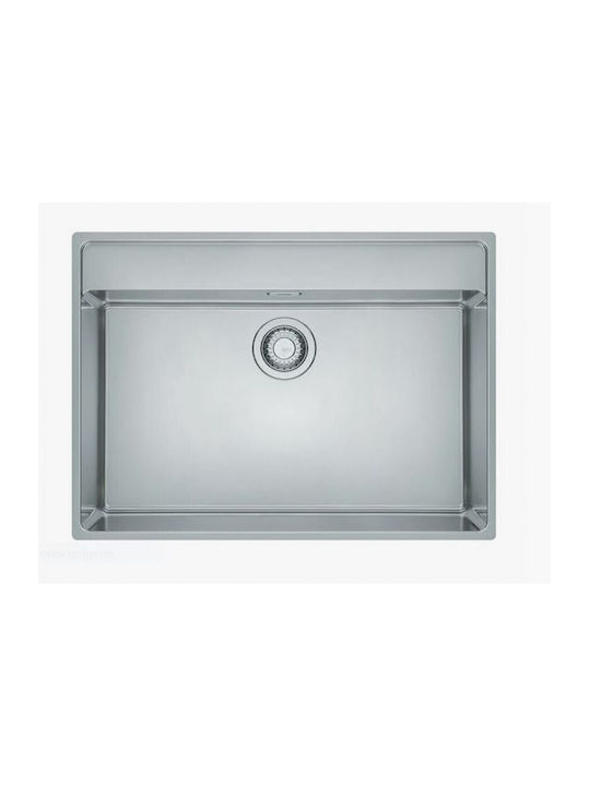 Franke Maris Bowl MRX 220-40-40 Ένθετος Νεροχύτης Inox Μ70xΠ40cm Ασημί