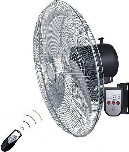 Jager AIWF-1801R Ανεμιστήρας Τοίχου 80W Διαμέτρου 45cm με Τηλεχειριστήριο Μαύρος