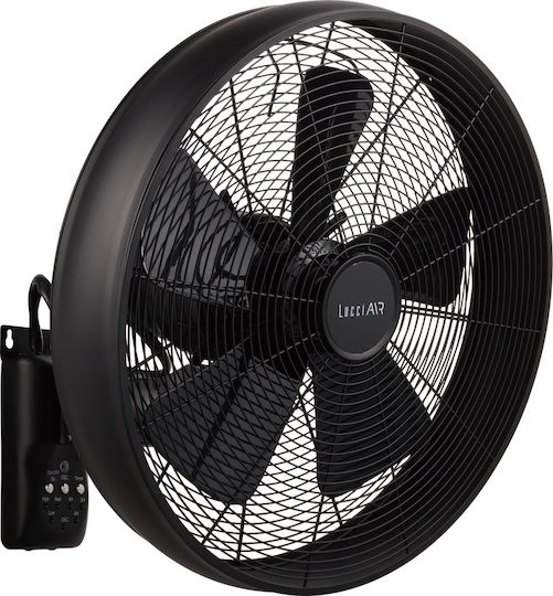 Lucci Air Breeze Ventilator Wand 55W mit Fernbedienung Schwarz
