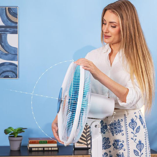 Cecotec EnergySilence 610 Max Flow Ανεμιστήρας Ορθοστάτης 70W Λευκός