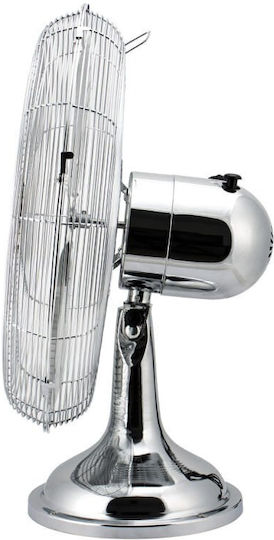Klausberg Tabletop Fan 50W with 41cm Diameter Silver
