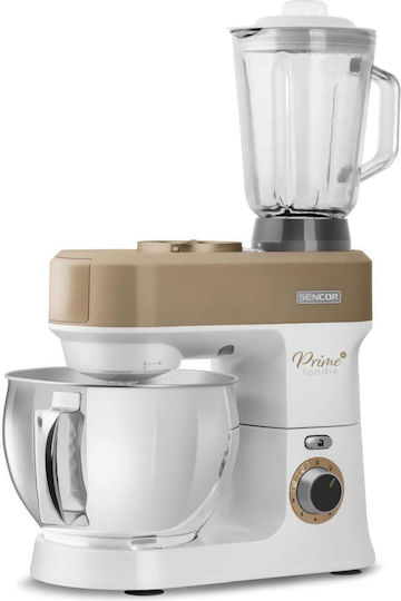 Sencor Stand Mixer 1200W with Glass Mixing Bowl 5lt