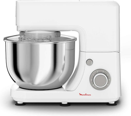 Moulinex Mastercher Essential Küchenmaschine 800W mit Rostfreiem Schüssel 4,8lt