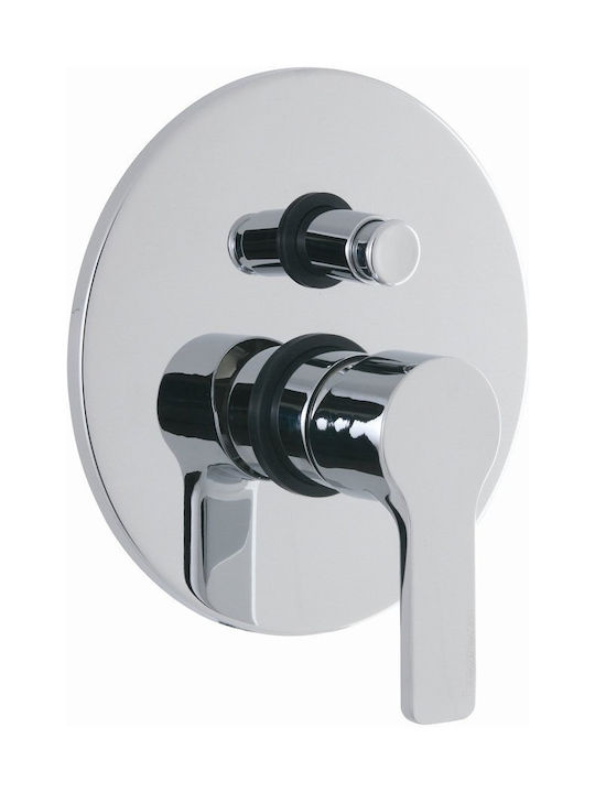 Teorema Goodlife für Dusche 2 Ausgänge Silber